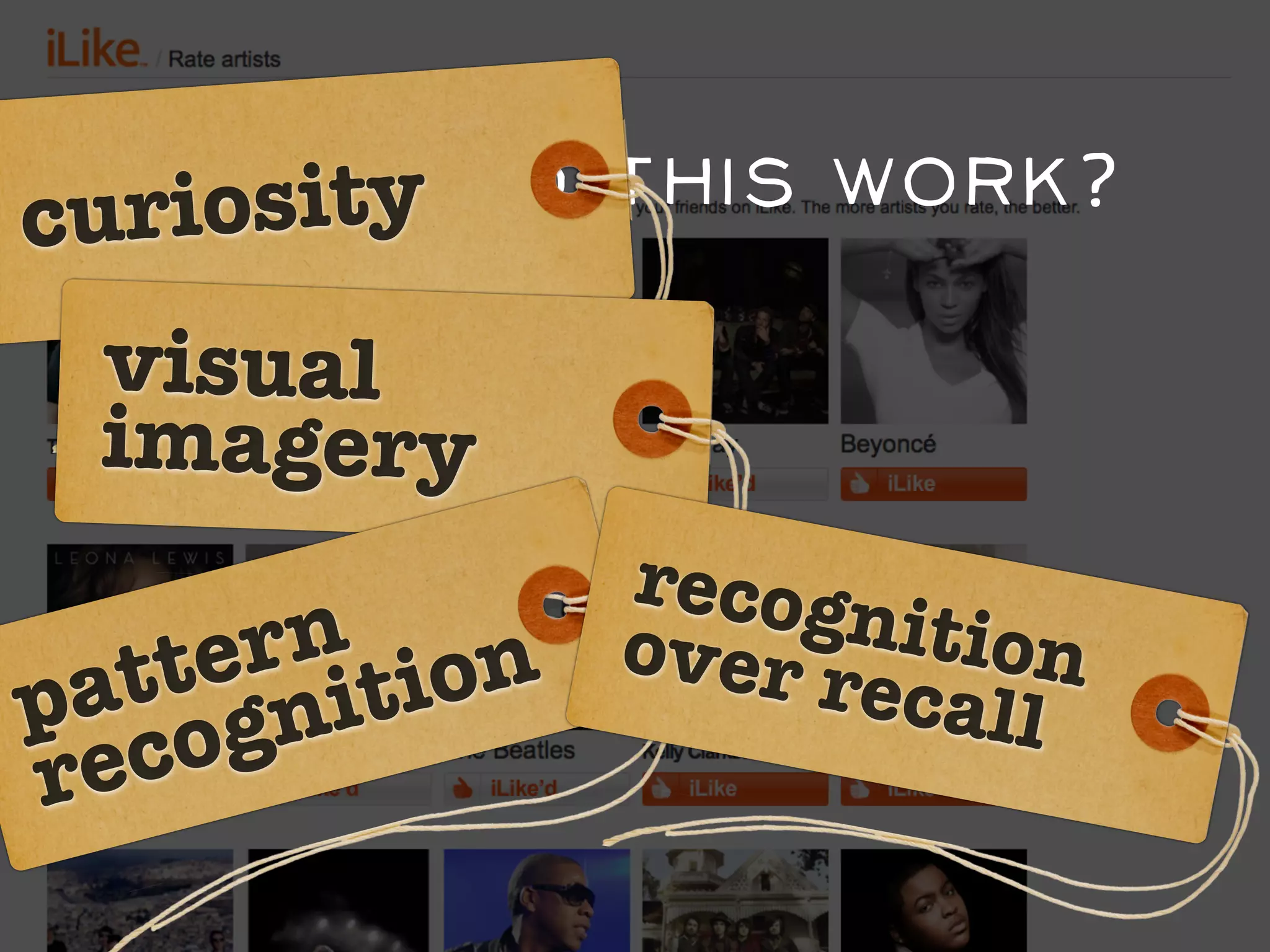 Q:iosity did this work?
cur Why

 visual
 imager y
             recog
                   nition
      rn ion over re
p o te it
 at gn               call
r ec
 