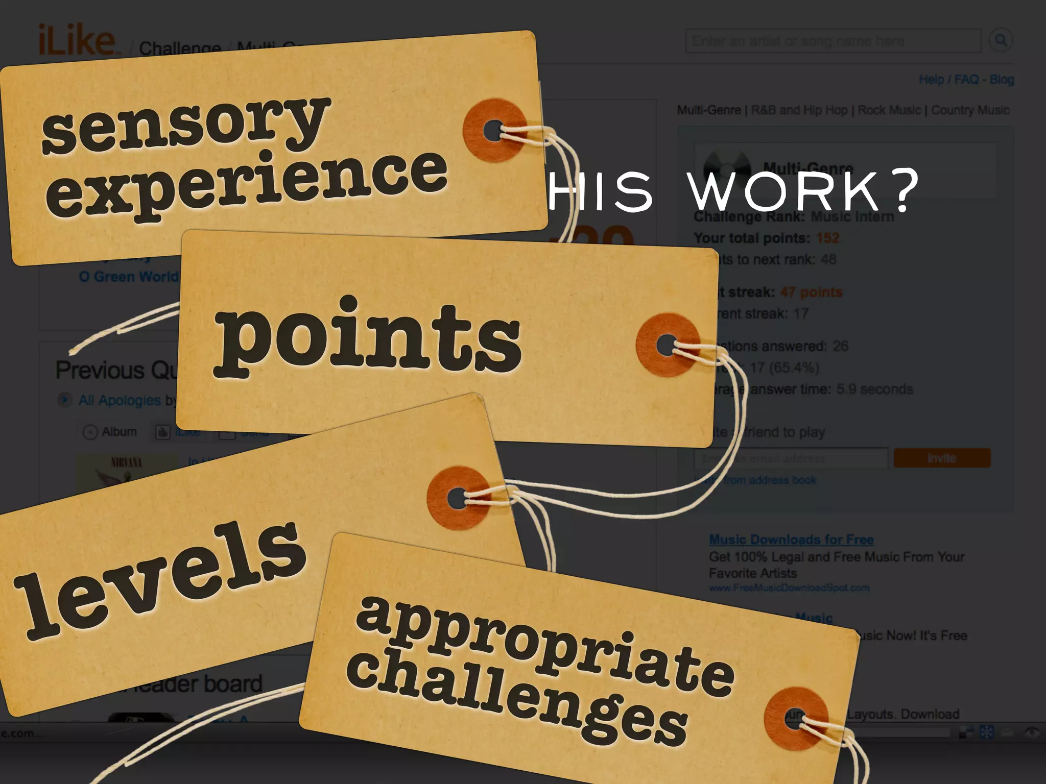 se nsor y
eQ: e rience this work?
 xpWhy did
     points

   v els
le         appro
           challepriate
                  nges
 