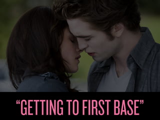 “GETTING TO FIRST BASE”
 