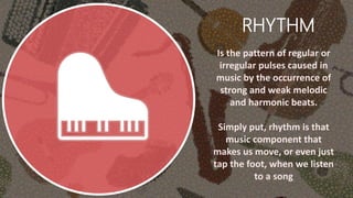 Elements of music | PPTX