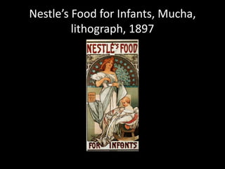 Nestle’s Food for Infants, Mucha, lithograph, 1897