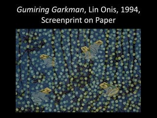 GumiringGarkman, Lin Onis, 1994,Screenprint on Paper