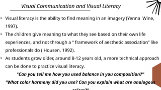 Enhancing Elementary Art Appreciation Through Visual Literacy and ...