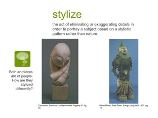 Stylisation Definition Art Appreciation Glossary | PPTX