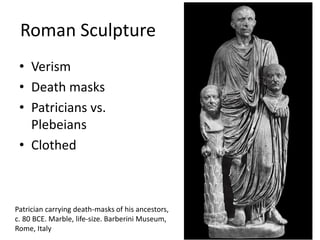 Verism Rome Art Appreciation: Prehistoric & Ancient Mediterranean | PPTX