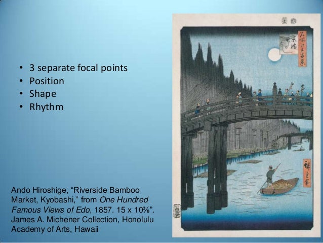 Art Appreciation Principles & Elements of Art Focal Point