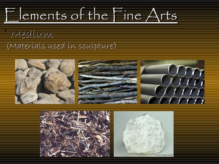 Elements of the fine art
