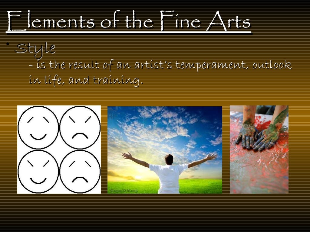 Elements of the fine art