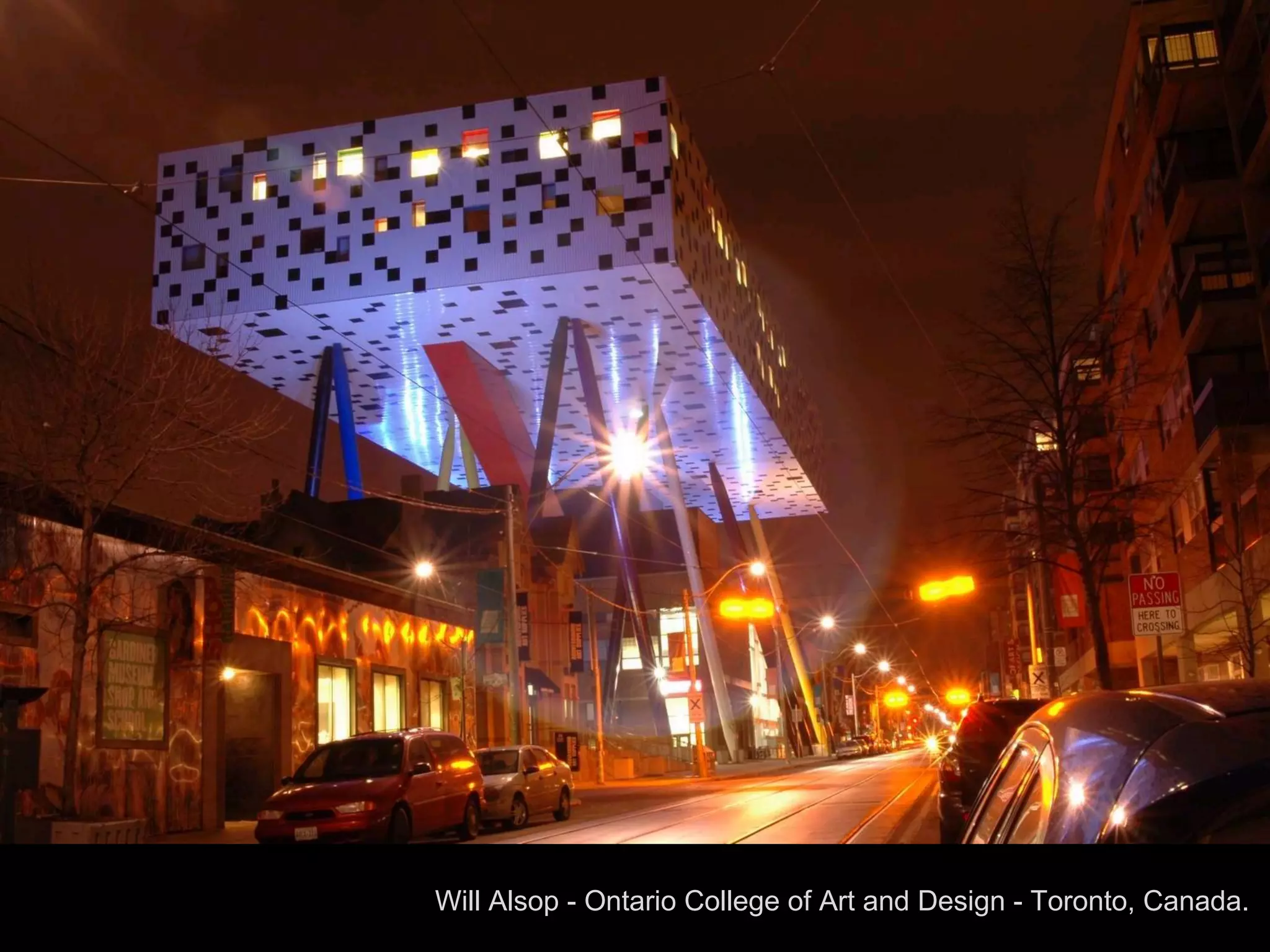 Will Alsop - Ontario College of Art and Design - Toronto, Canada.  