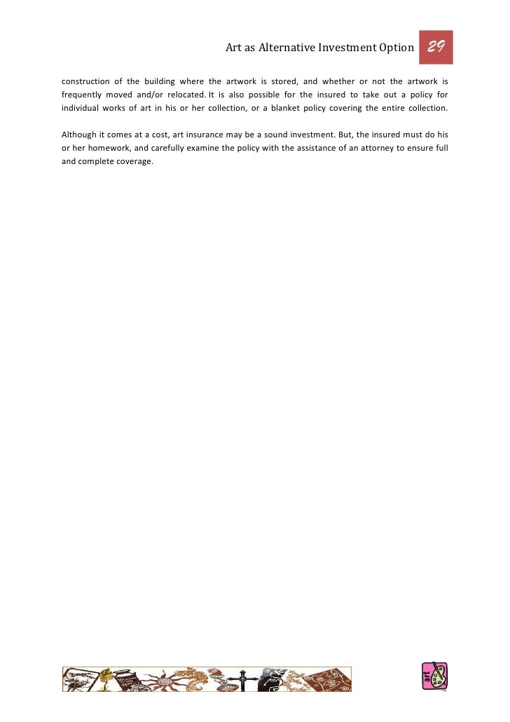 Art As Alternate Investment - 