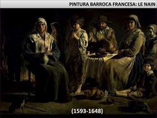 (1593-1648)
PINTURA BARROCA FRANCESA: LE NAIN
 