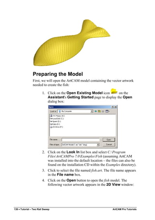 Artcam Pro Tutorial