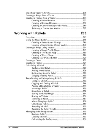 Artcam proreferencemanual810 186_219 | PDF