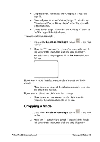 Artcam proreferencemanual810 186_219 | PDF