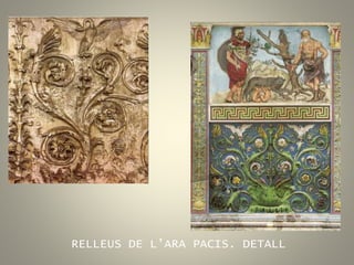 RELLEUS DE L’ARA PACIS. DETALL
 