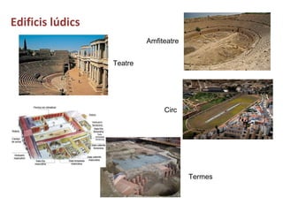 Edificis lúdics Teatre Amfiteatre Circ Termes 