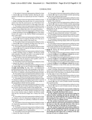 Case 1:14-cv-00217-UNA Document 1-1 Filed 02/20/14 Page 20 of 22 PageID #: 32

 