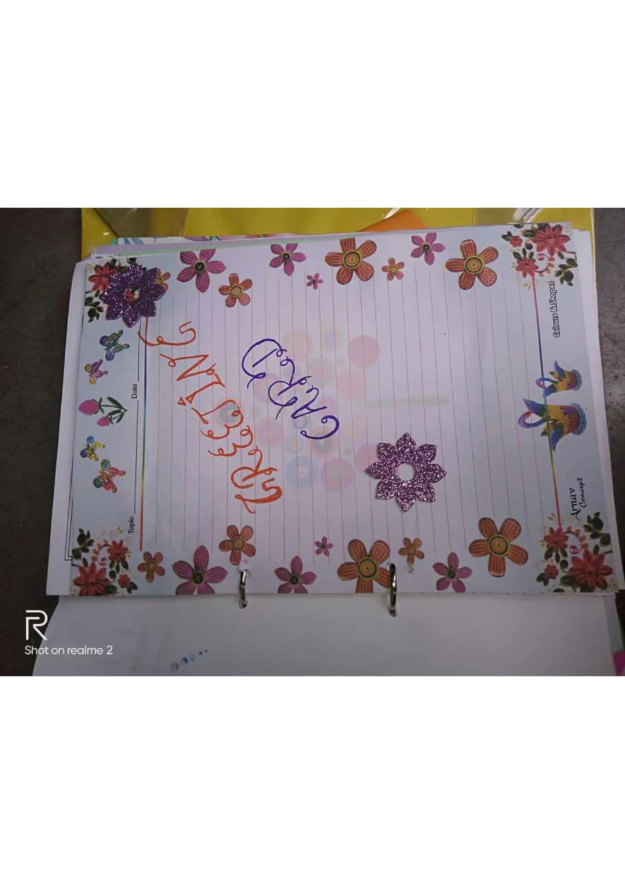 Art & Craft File, B.Ed Assignment 1st Year