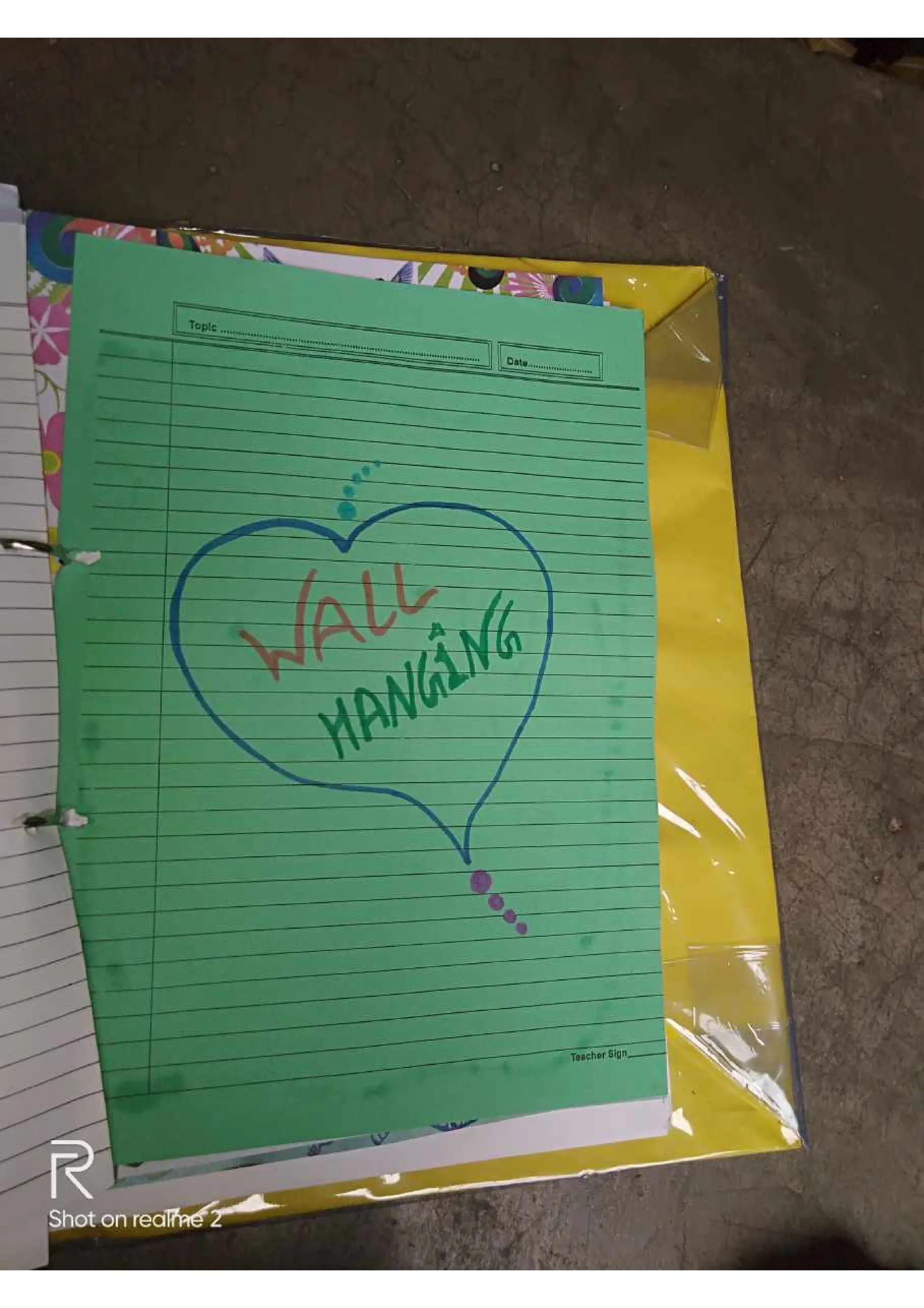 Art & Craft File, B.Ed Assignment 1st Year