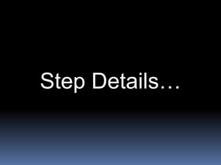 Step Details…