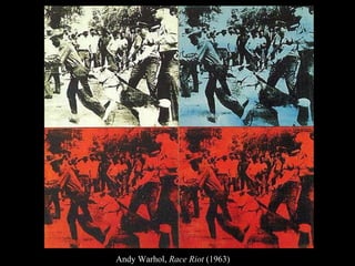 Andy Warhol,  Race Riot  (1963) 