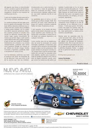 del gigante, que tienen un denominador         Introduciendo uno o varios términos, G+         neralista. Cuando estén en ...