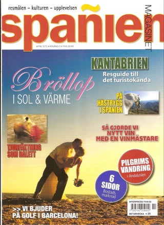 Artículo cantabria spañienmagasinet abril 2012 reducido