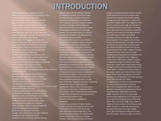 The pita plant-Aechmea magdalenae (André)                        cheaper mass-produced materials substitute                 climate and isolated population. Rainfall exceeds
André ex Baker-is an understory terrestrial bromeliad            for traditional materials. Substitution ranges             2,000 mm/year and no true dry season exists.
found in the rainforests of Mexico and                           from extensive use of western clothing and                 Daily annual temperature shows little variation
Central and South America. Kiga, the long white                  products to mass production of products that               throughout the year falling within a range of 24°
fiber extracted from the leaves of the plant, is                 mimic traditional products. This general pattern           C and 29°C (Slatton 2004). The village sits at the
strong, durable, and resistant to salt water (Kirby              is evident in the Ngöbe culture of Panama                  base of a small mountain ridge, Cerro Chalite, in
1963). Indigenous groups, including the Ngöbe                    where there has been a loss and then a rebirth             the foothills of the Cordillera Central. The village
of Panama, have used the fiber for fishing nets,                 of knowledge of traditional plants and plant               itself is 60 masl and is surrounded by substantial
rope, fishing line, bags, fans, sandals, hammocks,               products, with the rebirth driven by a variety of          wetlands. Two hundred and fifty Ngöbe citizens
thread for clothing, and string for musical instruments          new cultural interactions including marketing              live in 30 houses in Chalite and practice
(Gordon 1982; Ticktin 2002; Young                                of kra (Müller-Schwarze 2006).                             subsistence farming. The village has no roads
1971). Ngöbe women gather pita leaves from                       The purpose of this study is to document the               and is accessed only by dugout canoe, horse, or
the forest, extract the fiber, use local plant extracts          processing of A. magdalenae fibers as they are             on foot. The fastest access is by dugout canoe and
to dye it, and create sewn and woven household                   transformed into kra and to understand the                 is a two-hour journey by ocean along the coast
items. The wide range of products derived from                   impact of markets on production in Chalite. In             from Chiriqui Grande and another two-hour trip
the pita plant makes it an important functional                  a meta-analysis of 61 studies of commercialization         up the Guariviara River. Many villagers only leave
and social component of Ngöbe life.                              of non-timber forest products, Ruiz-Perez et al.           Chalite once a year, if at all, to work coffee
Textiles, broadly defined to include woven and                   (2004) determined that good market access and              harvests and purchase goods not available in the
sewn materials, have been a critical component of                high value products (both components of market             village. When compared to many indigenous
cultures, defining the place of the user in society              integration) lead to greater specialization and            communities in the Comarca, Chalite is isolated.
1 Received 12 October 2009; accepted 21 December                 more intensive resource management. They also              A. magdalenae ranges from Mexico to Ecuador,
2010; published online 5 February 2011.                          emphasize the importance of local markets in the           frequently on wetter sites in moist tropical forests,
Economic Botany, 65(1), 2011, pp. 13–26                          commercialization of a non-timber forest product.          although it is also found in wetlands (Croat 1978;
© 2011, by The New York Botanical Garden Press, Bronx, NY        While ours is a case study of one community                Ticktin 2005). In Panama, it is most common on
10458-5126 U.S.A.                                                in Panama, this example follows the framework in           the moister, Atlantic side of the Cordillera Central
(Schneider 1987). Gender, class, worldview, and                  Ruiz-Perez et al. (2004) of a community that is            (Croat 1978). Despite the presence of the CAM
economic status may all be defined, identified,                  poorly integrated into the cash economy and                pathways, it is not associated with forest openings
enhanced, and constrained by the role of a textile               many households use the pita plant on a daily              (Croat 1978; Skillman et al. 2005).
within a culture (Tice 1995). Most traditional                   basis. This limited integration provides an interesting    A. magdalenae is a member of the Bromeliaceae;
cloth production and the subsequent products                     contrast with Ticktin’s (2002) study of A.                 it is one of the few bromeliads in Panama
require substantial investment in time. The timespent in cloth   magdalenae in Mexico, where there has been a               that is not an epiphyte (Croat 1978). It has the
and goods production may have
                                                                 long history of marketing A. magdalenae fibers             distinctive long leaves and rosette growth form of
multiple purposes: A chance for women to gather,
                                                                 and products. Ticktin identified both the sustainability   bromeliads (Kirby 1963; Pfitsch and Smith
a setting where information is passed to younger
                                                                 through proper management and socioeconomic                1988). Leaves are up to 3.5 m long, though
generations, and a time to strengthen and develop
                                                                 and marketing processes as key                             more commonly reported as 2.5 m long and 5 to
social networks within the community. The
                                                                 elements of the use of A. magdalenae.                      10 cm wide with long spines (Croat 1978; Kirby
traditional products frequently contain deeper
                                                                 Background                                                 1963; Pfitsch and Smith 1988; Ticktin 2005). A
spiritual and cultural significance (Salvador
                                                                 The study was conducted in Chalite, Panama,                rosette commonly contains 20 to 40 leaves (Kirby
1997; Woodtikarn 2000). However, as traditional
                                                                 a small community 20 km east and 10 km south               1963). The plant is a perennial monocarp with
cultures have greater contact with the
                                                                 of the nearest port town of Chiriqui Grande                few plants flowering in any 1 year (Villegas
global economy, the role of cloth often
                                                                 within the Comarca Ngöbe Buglé (Fig. 1). The               2001). Both flowering and fruiting occur during
changes. First, while cultures may retain traditional
                                                                 Comarca’s location between the Caribbean Sea               the wetter season; flowers are yellow and 5 cm in
clothing and cloth products for special
                                                                 and the leeward side of Panama’s steepest
occasions or some aspects of traditional clothing,
                                                                 mountain range contribute to its humid tropical
 