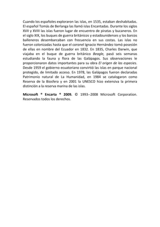 Artículo científico 2. galápagos...