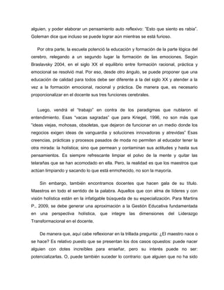 Gestión Educativa- Maestria Cohorte V