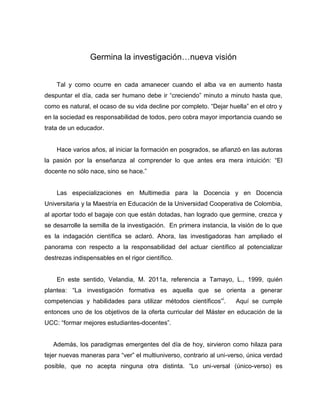 Gestión Educativa- Maestria Cohorte V