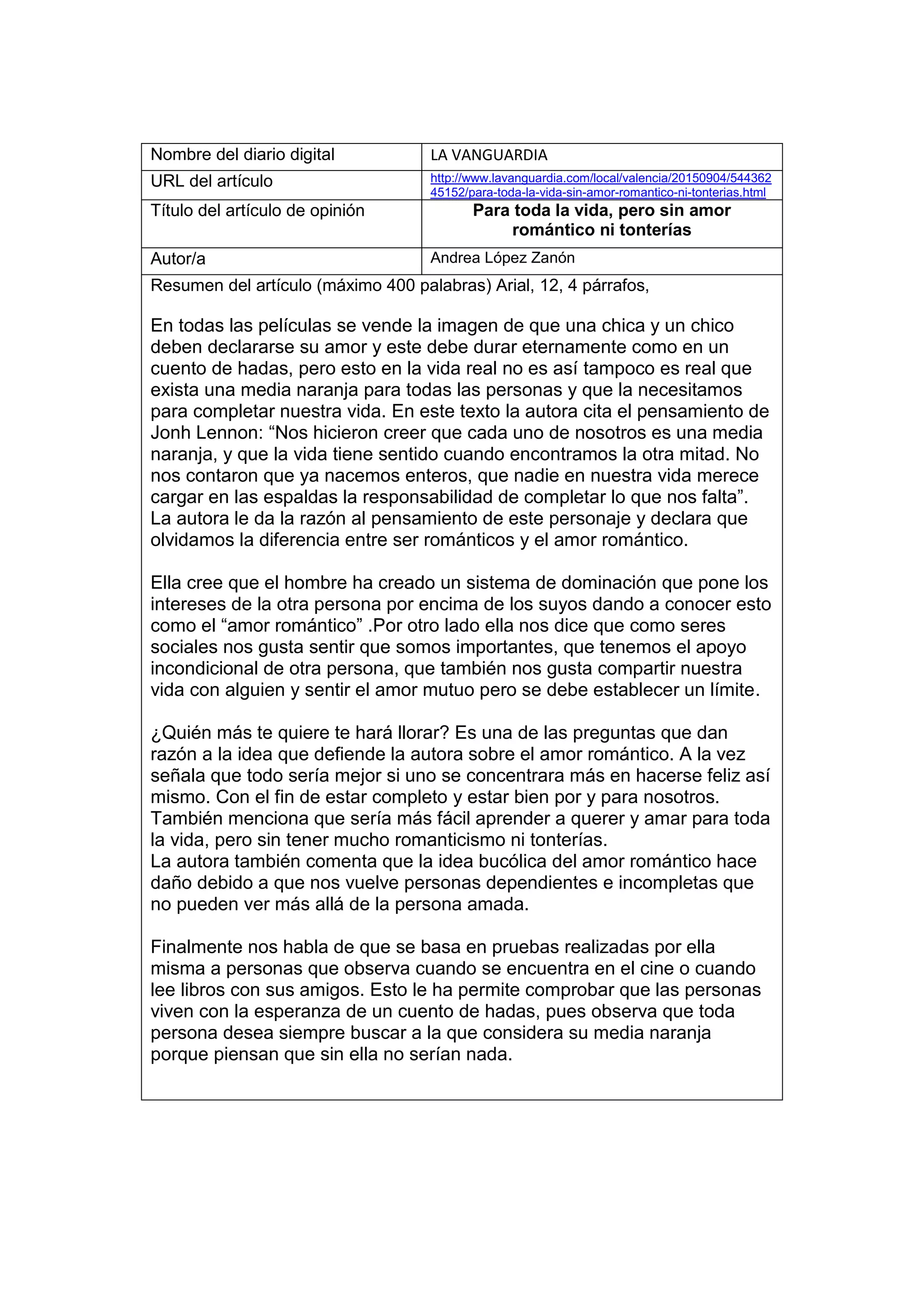 Artculo De Opinin Calameo Downloader