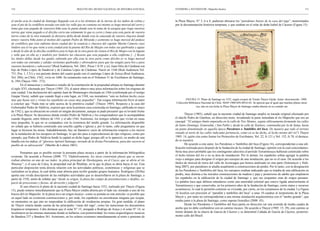110                                                   BOLETÍN DEL MUSEO NACIONAL DE HISTORIA NATURAL             STEHBERG y SOTOMAYOR / Mapocho Incaico                                                                    111



el ancho asia la ciudad de Santiago llegando con el a los términos de la tierras de los indios de colina y       la Plaza Mayor, N° 3, 6 u 8, pudieron ubicarse los “paredones biexos de la casa del inga”, mencionados
asta el pie de la cordillera nevada con todo los valle que en contiene asi mismo os hago merced del serro y      por la documentación histórica temprana, y que estaban en el solar de doña Isabel de Cáceres (Figura 15).
loma que esta pegada de v(uest)ra biña asta la punta donde esta la toma de la azequia que riega vuestras
tierras que viene pegado a el d(ic)ho cerro tan solamente lo que es cerro y loma asia esta parte de vuestra
tierra como de la otra tomando la deresera della desde donde esta la cauesada de vuestra chacara donde
teneys vuestra biña junto al molino del capitán Pedro de Miranda y asimismo os hago merced del pedaso
de cordillera que esta enfrente desta ciudad des la estancia e chacara del capitán Martin Camora cuyo
lindero sea el rio que viene a esta ciudad asta la puente del Rio de Maypo con todas sus quebradas y aguas
y desde lo alto de la d(ic)ha cordillera asta lo bajo de la otra parte do vienen el Rio de Maipo con la laguna
y valle que en ella ay y tendréis por linderos las chacaras que esta pegadas a ella conforme […] Resan
los títulos dellas desde los quales subiendo por ella asta la otra parte como d(ic)ho es os hago merced
con todas sus entradas y salidas vertientes quebradas y abrevaderos para que las tengáis para bos e para
vuestros herederos y subcesores”(Real Audiencia, Vol. 2861, Pieza 1 fs 91 y ss). Juan Ortiz de Cárdenas era
hijo de Pedro López de Sandoval y de Catalina López de Cárdenas. Nació en 1548 (Real Audiencia Vol.
751, Pza. 1, f.31) y era pariente dentro del cuarto grado con el canónigo López de Azoca (Real Audiencia,
Vol. 206); en Chile, 1562, vivía en 1606. Su testamento está en el Volumen 51 de Escribanos de Santiago,
fs. 294 (Thayer 1941: 372).
        En el minucioso y exhaustivo estudio de la constitución de la propiedad urbana en Santiago durante
el siglo XVI, efectuado por Thayer (1905: 25), el autor obtuvo muy poca información sobre los orígenes de
esta ciudad. Una declaración del capitán Juan de Montenegro efectuada en 1566 (confirmada por el testigo
Gaspar Viera), señaló que cuando llegó a esta lugar, en 1544, sus moradores “aún no habían hecho casas
mas que hasta seis y vivian los españoles en casas muy pequeñas”. Tan exigua información llevó al autor                 FIGURA 15. Plano de Santiago en 1552, según croquis de Tomás Thayer Ojeda. Autor: desconocido. 1900.
a concluir que “Nada más se sabe acerca de la primitiva ciudad” (Thayer 1905). Respecto a la casa del            Colección Biblioteca Nacional de Chile. MAP-1900-SIN-BNA-02. Se aprecia que al igual que muchas plazas incai-
Gobernador Pedro de Valdivia, expresó que sería la primera casa construida en Santiago, edificada en mayo                        cas, aún en esa fecha la Plaza Mayor de Santiago estaba abierta en su costado sur.
de 1542 y, que su ubicación no constó en ningún documento, aunque se pudo presumir que se levantó frente
a la Plaza Mayor. Se desconoce donde residió Pedro de Valdivia y los conquistadores que lo acompañaban                   Thayer (1905), señaló que la naciente ciudad de Santiago amplió su trazado original efectuado por
cuando llegaron, entre febrero de 1541 y el año 1544. Asimismo, los testigos señalan que vivían en casas         el alarife Pedro de Gamboa, en dirección norte, invadiendo la parte inmediata al río Mapocho que era un
muy pequeñas, lo que no se compadece con la existencia del tambo grande. La información disponible               cascajal: “El antiguo límite empezaba en la calle de Tres Montes, seguía oblicuamente formando las calles
no señala que se hubiera construido una sencilla capilla o iglesia y, por lo tanto, cabe preguntarse en que      de Santo Domingo, Esmeralda, i San Pablo i, desde la calle de Teatinos, continuaba por la de Sama, hasta
lugar se hicieron las misas. Indudablemente, hay un llamativo vacío de información respecto a los inicios        un punto denominado en aquella época Paredones o Tambillos del Inca. De manera que todo el terreno
de la instalación de los europeos en Santiago, lo que dio paso a especulaciones de tipo religioso, como por      situado al norte de las calles indicadas pertenecía, como ya se ha dicho, al lecho mismo del río”( Thayer
ejemplo, que Pedro de Valdivia fundó la capital en dicho lugar, porque allí se le apareció, en medio de una      1905: 14, quién cita como fuente los Protocolos de Escribanos, Vol. 22, fs 121 y Vol. 152, fs 78; el destaca-
batalla con los indios, el “glorioso Apóstol Santiago, enviado de la divina Providencia, para dar socorro al     do es nuestro).
pueblo de su advocación” (Mariño de Lobera 1865).                                                                        De acuerdo a este autor, los Paredones o Tambillos del Inca (Figura 16), corresponderían a una edi-
                                                                                                                 ficación realizada poco después de la fundación de la ciudad de Santiago, opinión con la cual concordamos.
        Pensamos que es posible recrear la presunta plaza incaica a partir de la información bibliográfica       Sería muy poco probable que los contingentes adscritos al período Tawantinsuyu hubieran construido sobre
existente. De acuerdo a Protzen (2008: 77) “Definitivamente, los incas construían plazas que se encon-           el lecho mismo del río o en su área de inundación. Por lo demás, los españoles solían agregar la palabra
traban abiertas en uno de sus lados: la plaza principal de Hawkaypata, en el Cuzco, que se abría al río          viejo o antiguo para designar el origen pre-europeo de una instalación, que no es el caso. De acuerdo a los
Watanay”, o el caso de Calca, la propiedad real de Waskhar, en la que la plaza se abría hacia el sur. Esta       títulos de merced de tierra del valle de Aconcagua que hemos analizado en otra parte (Sotomayor y Steh-
particular disposición tenía directa relación con las actividades políticas, económicas y religiosas que se      berg 2007), por paredones se aludía usualmente a construcciones de piedra. Por lo tanto, con la designación
realizaban en la plaza, la cual debía estar abierta para recibir grandes grupos humanos. Rodríguez (2010a)       de los Paredones o Tambillos del Inca, los europeos estaban indicando que se trataba de una edificación en
aporta una vívida descripción de las múltiples actividades que se desarrollaron en la plaza de Santiago, a       piedra, muy distinta a las iniciales construcciones de madera y paja y posteriores de adobe que emplearon
partir de 1556, amén de señalar que “desde su origen, la plaza fue campo de presentaciones y desfiles, es-       los españoles en la edificación de la ciudad de Santiago y, que sus ocupantes eran de origen peruano.
pacio de procesiones y fiestas, de devoción y jolgorio”.                                                         La palabra Inca aquí debiera entenderse como una autoridad colonial que estuvo ligada anteriormente al
        Si uno observa el plano de la naciente ciudad de Santiago hacia 1552, realizado por Thayer (Figura       Tawantinsuyu y que conservaba, en los primeros años de la fundación de Santiago, cierto status y recursos
15), puede notarse inmediatamente que la Plaza Mayor estaba abierta por el lado sur, mirando a uno de los        económicos, lo cual le permitió construir su vivienda, por cierto, en los extramuros de la ciudad. La Figura
brazos del río Mapocho. Si la plaza tuvo un origen incaico –como se postula en este artículo- es posible que     16 localiza con precisión el “paredón y tambillos del Inca” a unas 10 cuadras al norponiente de la Plaza
en aquel lado no existieran construcciones y, por ende, los españoles no encontraran ninguna que ocupar,         Mayor y, por tanto no corresponderían a una misma instalación arquitectónica con el “tambo grande”, que
en momentos en que aún no empezaban la edificación de residencias propias. En gran medida, el plano              estaba junto a la plaza de Santiago, como supone González (2000: 45).
de Thayer estaría dando cuenta de las principales “casas del inga”, como las mencionan los documentos                    Desde los Paredones o Tambillos del Inca partía en dirección sur una avenida de media cuadra de
hispánicos tempranos. Cabe destacar que el solar N° 15, otorgado a Rodrigo de Araya y el solar N° 14, se         ancho que no debe confundirse con un camino incaico. De acuerdo a Thayer (1905: 15, 39), este camino se
localizaron en las mismas manzanas donde se hallaron, con posterioridad, los restos arqueológicos incaicos       formó delante de la chacra de García de Cáceres y se denominó Cañada de García de Cáceres, posterior-
de Bandera 237 y Bandera 361. Asimismo, en los solares existentes inmediatamente al norte o poniente de          mente calle del Brasil.
 