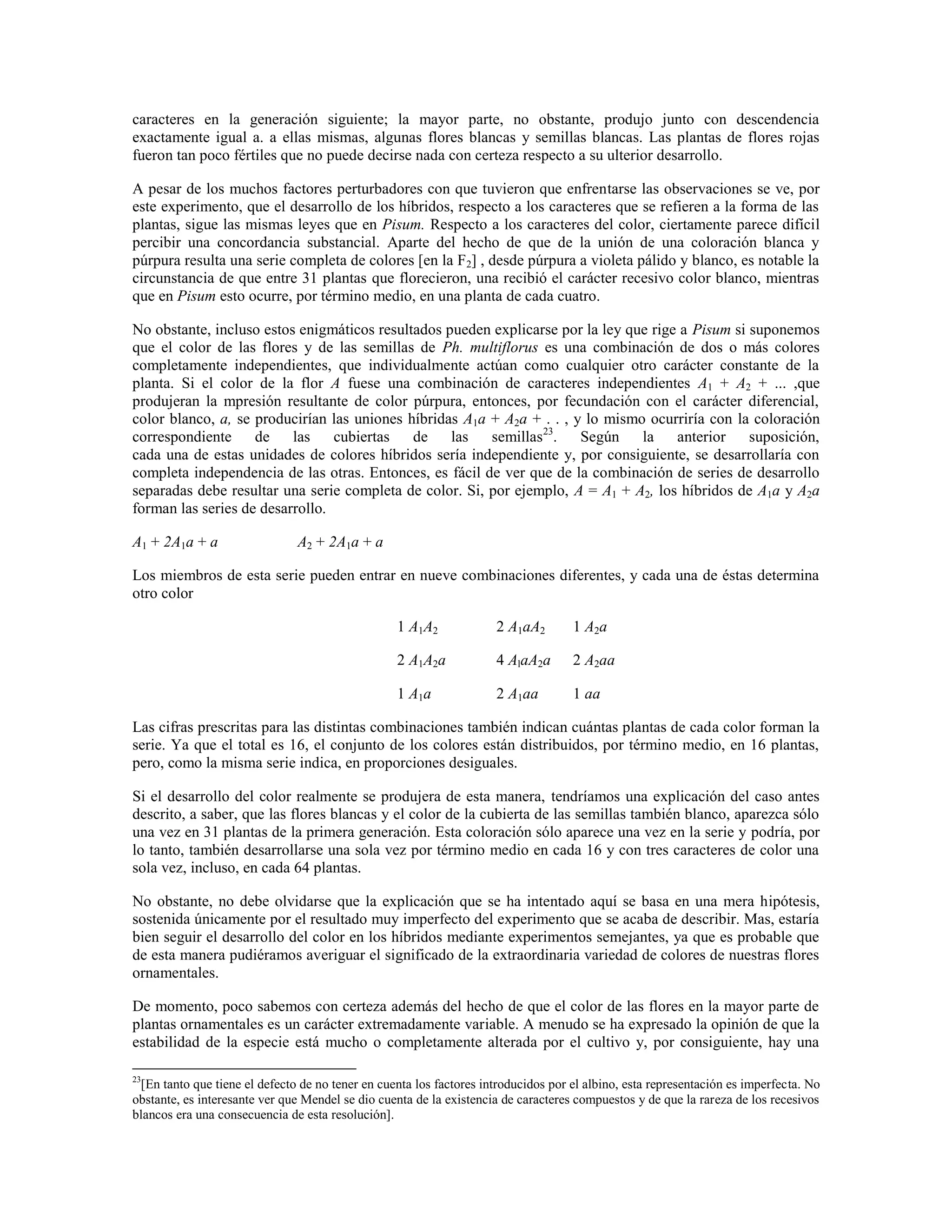 Artículo Mendel | PDF