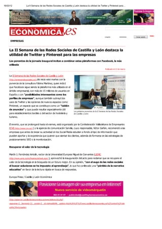 II Semana de las Redes Sociales Castilla y León