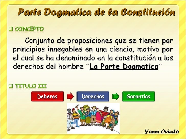 Artculos de la parte dogmatica de la constitucin1