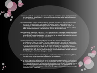 Artículo sobre la interdicción de los proyectos de