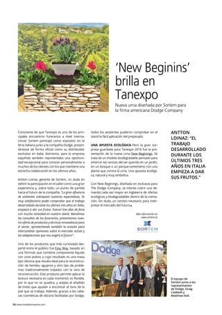 50  www.revistafuneraria.com
Consciente de que Tanexpo es uno de los prin-
cipales encuentros funerarios a nivel interna-
...