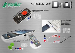 Artículos para tablets y smartphones