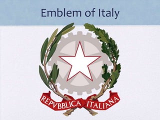 Emblem of Italy

 