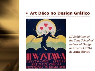 Art Déco no Design Gráfico III Exhibition of the State School of Industrial Design in Krakow  (1926) de  Anna Birtus 