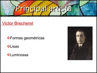 Principal artista Victor Brecheret Formas geométricas Lisas Luminosas 