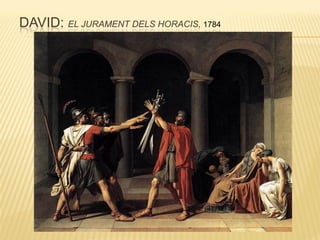 DAVID: EL JURAMENT DELS HORACIS, 1784
 