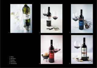 1               2   3




 1. Party
 2. Business
 3. Family
 4. Romance
 5. Sommelier   4   5
 