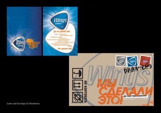 Letter and Envelope for Disributors
 