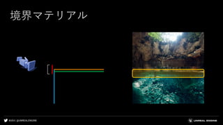 #UE4 | @UNREALENGINE
境界マテリアル
 