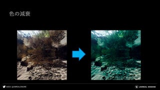 #UE4 | @UNREALENGINE
色の減衰
 