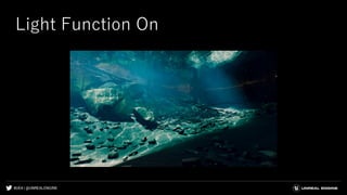 #UE4 | @UNREALENGINE
Light Function On
 
