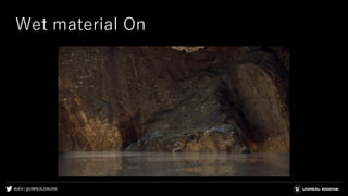 #UE4 | @UNREALENGINE
Wet material On
 