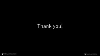 #UE4 | @UNREALENGINE
Thank you!
 